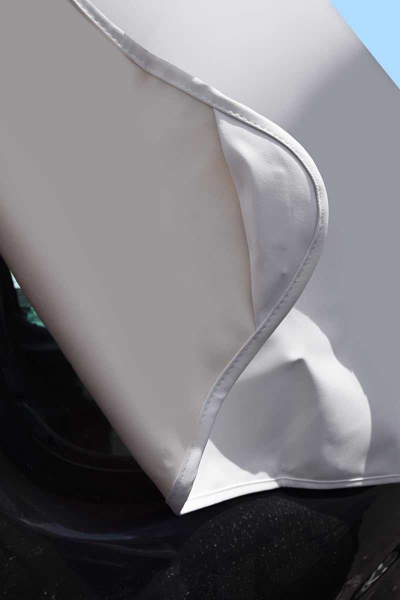 ADCO 2403 Class C Chevy 1972-1996 RV Motorhome Windshield Cover, White - Image 2